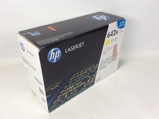 HP 642A Yellow Toner Cartridge CB402A HP LaserJet CP4005 New Sealed OEM Genuine