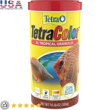 Tropical Fish Food Granules Natural Color Enhancer Procare Formula Clear Water