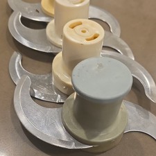 robot coupe r2 Commercial Food Processor 4 Replacement Blades Metal & Plastic 