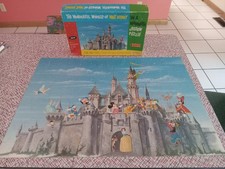 Vintage Jaymar The Wonderful World of Walt Disney Disneyland Castle Puzzle Box