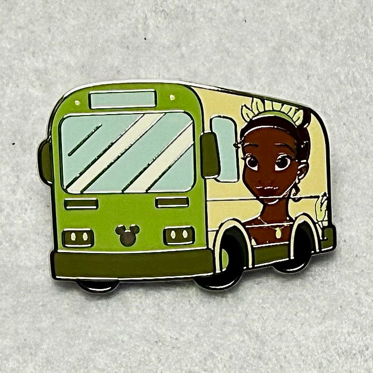 Disney 2026 Hidden Disney Tiana Bus Pin 4 of 5 Princess and the Frog Authentic