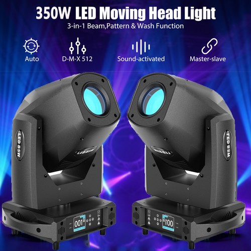 5Prism & 6+1 Rotating 350W LED Moving Head Light DMX Rotation Gobo Beam Stage DJ - Picture 13 of 14
