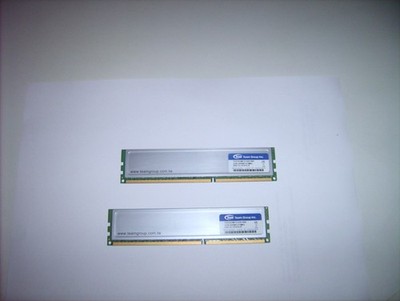 2 x 4GB PC RAM TeamGroup PC3-10600U DDR3 TED34GM1333HC9BK Arbeitsspeicher PC3