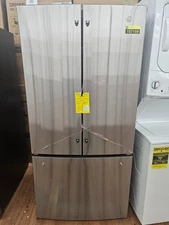 GE GWE19JYLFS 33" Stainless CD French Door Refrigerator NOB #157159
