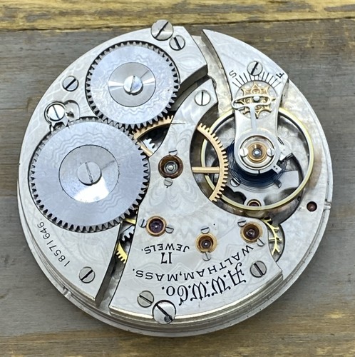 1908 Waltham, Model 1908, Grade No. 625, 16s, 17J, Pocket Watch Movement no case - Picture 4 of 4