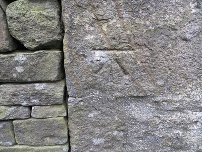 Foto 6x4 Ordnance Survey Schnittmarke hoher Stop Diese Markierung finden Sie auf t c2017