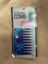 Vintage Sund Haaren Volume Hair Comb Graffiti Twice Dipped 90's New Deadstock