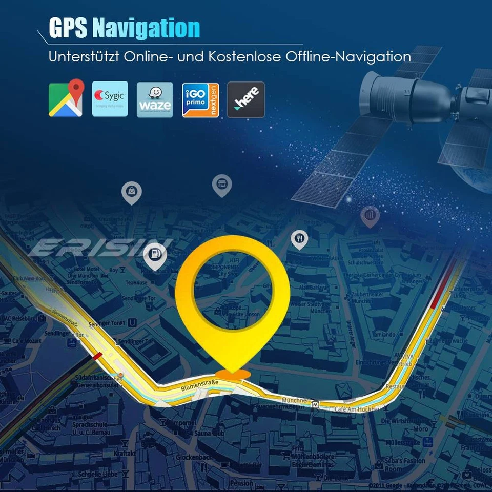 9" Android 14 Autoradio GPS Navi Mercedes A/B Klasse Vito Sprinter Viano Crafter - Bild 3 von 4