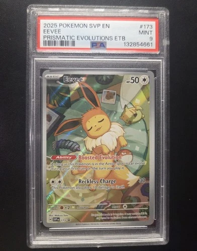 2025 Pokemon SVP Eevee Promo #173 Prismatic PSA 9