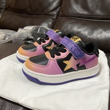 A BATHNIG APE BAPE KIDS BAPE STA 2 1J20391002 Purple NEW Sz 7
