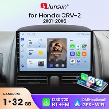 For Honda CRV-2 CR-V II 2001-06 Android14 Car Stereo Radio GPS Apple CarPlay SWC