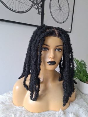 Full Lace Afro Locs Perücken .Box Braid Perücken