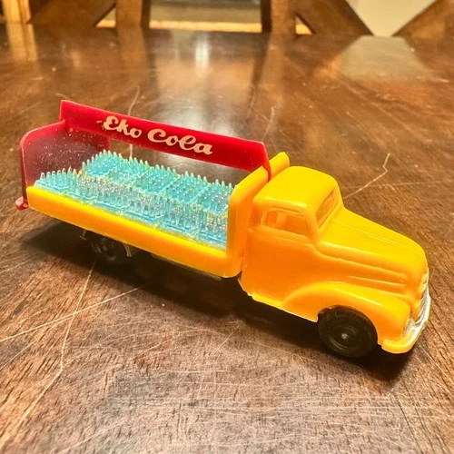 Vintage EKO Plastic Cola Delivery Truck Model Toy