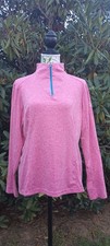 Spyder Pink 1/4 Zip Long Sleeve 12 Women's Shirt Workout Athleisure Casual