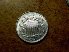 1866 A&R Shield Nickel Coin  Replica Looks Scarily Unbelievably Genuine D13