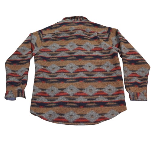 Guide Gear Wollmischung Shaket Herren Large braun Hemd Azteken Southwest Jacke - Bild 2 von 11