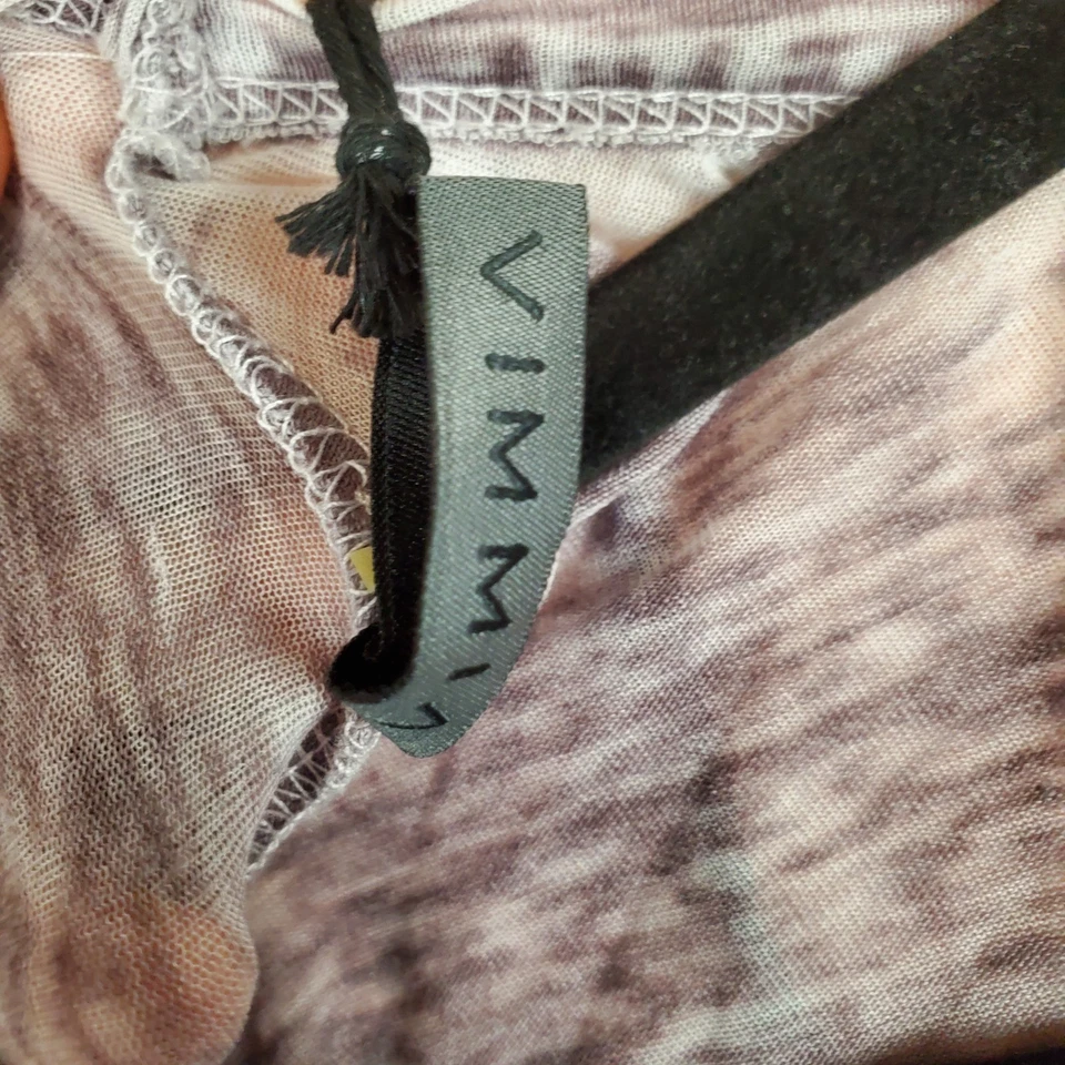 Camisa Giratoria Reversible Vimmia Pacific Para Mujer Grande Visón Burnout Hombro Caído Foto 4 de 4