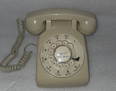 #ad Vintage NT Northern Telecom Rotary Dial Desk Phone G Type 1968 1970 $99.00