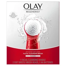 Olay Facial Cleansing Brush Regenerist 2 Brush Heads TORN OR OPEN BOX NEVER USED