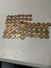 Lincoln Wheat Pennies 1930-58 Lot Of (60) Uncertified