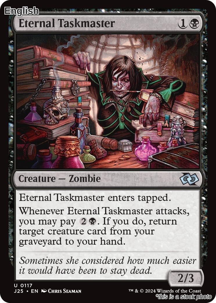 Magic Eternal Taskmaster 117 Uncommon Foundations Jumpstart NM