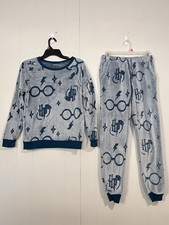 Wizarding World Harry Potter Fleece Lounge Pajama Set Women s Size Small
