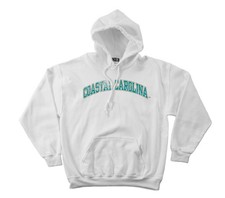 Coastal Carolina Chanticleers 50/50 Blend 8-oz Vintage Arch Hooded Sweatshirt