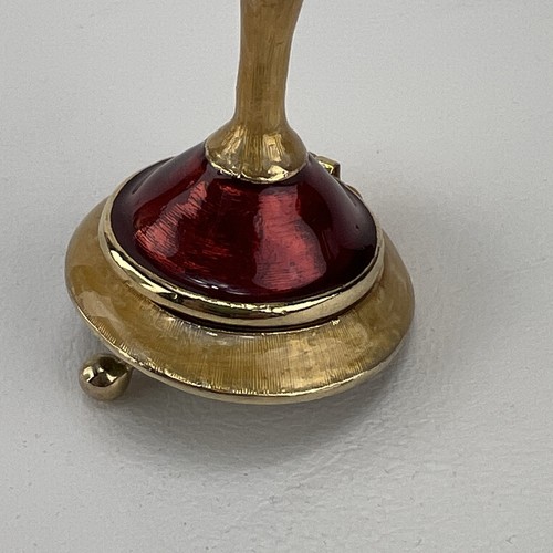 Monet Martini Glas Emaille Schmuckschatulle - Bild 6 von 10