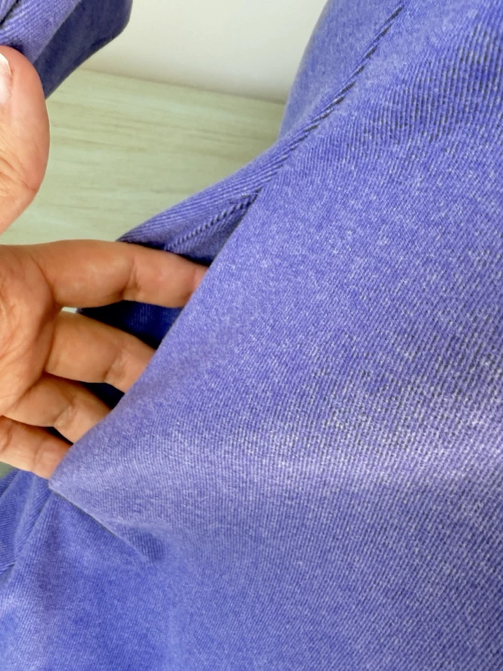 Vestido Alfani Elements Suave Talla L Púrpura Cercanías Oficina Salón Terciopelo Tacto Foto 4 de 4