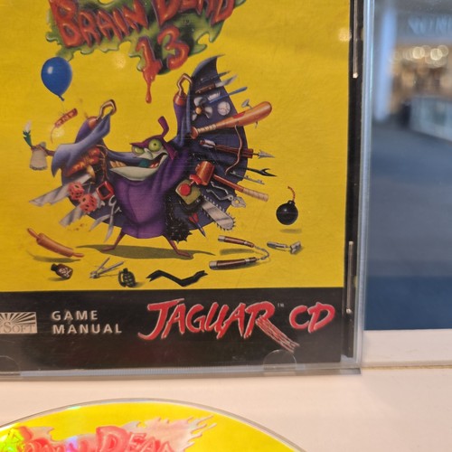RARE Brain Dead 13 Fritz (Atari Jaguar CD) CIB Complete - Picture 4 of 17