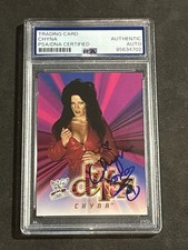 CHYNA 2001 FLEER WWF WRESTLEMANIA SIGNED AUTOGRAPHED CARD PSA/DNA CERTIFIED