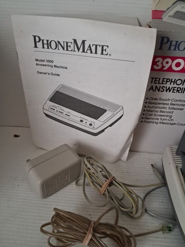 Telefonowa sekretarka PhoneMate 3900 Vintage 1990 - Zdjęcie 5 z 6
