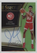 2018-19 Panini Select Signatures Neon Green Prizm 87/99 John Collins Auto 13jg