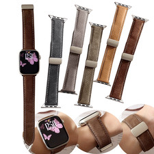 Magnetic Leather Band Strap For Apple Watch S11 S10 SE 49/46/45/44/42/41/40/38mm