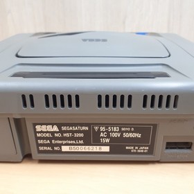 SEGA SATURN CONSOLE bundle with 2 controllers & 6 games Japan NTSC-J tested
