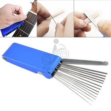 Guitar Nut Slotting File Saw Rods Slot Set Bone Bridge Luthier Tools Round Flat