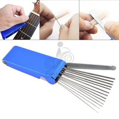 Guitar Nut Slotting File Saw Rods Slot Set Bone Bridge Luthier Tools Round Flat