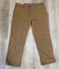 Men  s Coleman Fleece Lined Pants Stretch Canvas Copper Size 40x32 New MSRP 85