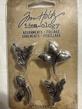 TIM HOLTZ ADORNMENTS FOLIAGE CHARMS/ EMBELLISHMENT/MIXED MEDIA