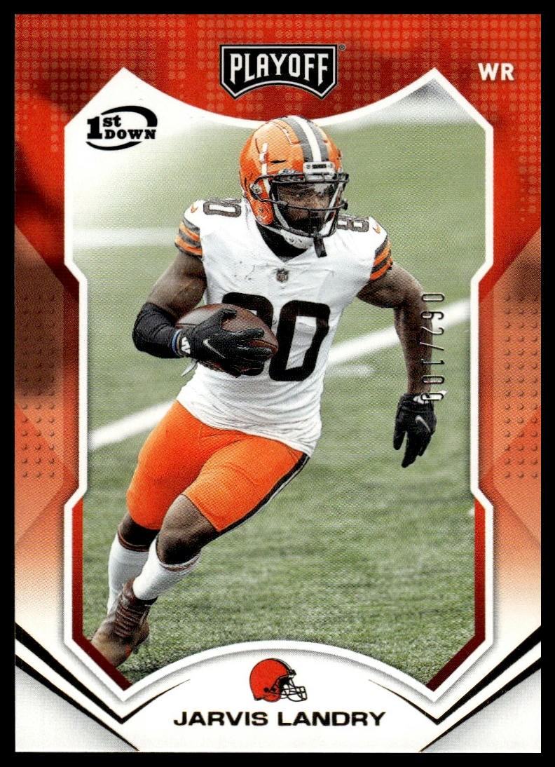 2021 Panini Playoff Jarvis Landry #39 1st Down 62/100