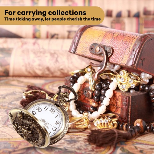 bronze embossed Chinese nostalgic retro watch W9I86155 - Bild 5 von 7