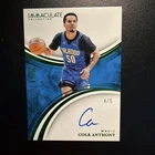 2024-25 Cole Anthony Auto Immaculate Ink /5 Magic