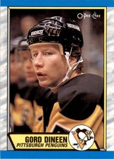 1989-90 O-PEE-CHEE GORD DINEEN PITTSBURGH PENGUINS #256