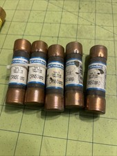 (5) Ferraz Shamwut CRN50 Type D Time Delay 50Amp Cartridge Fuses Quanity 5