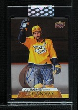 2020-21 Upper Deck Clear Cut Canvas Signatures 23/25 Roman Josi #CS-RJ Auto 11jd