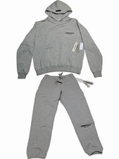 Fear Of God Essentials Dark Oatmeal HOODIES and Sweatpants SET All Size (XS-XL)