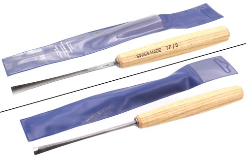 Founder's Grade Pfeil Swiss Made No. 7F Sweep 8mm Fishtail Gouge - mjdtoolparts