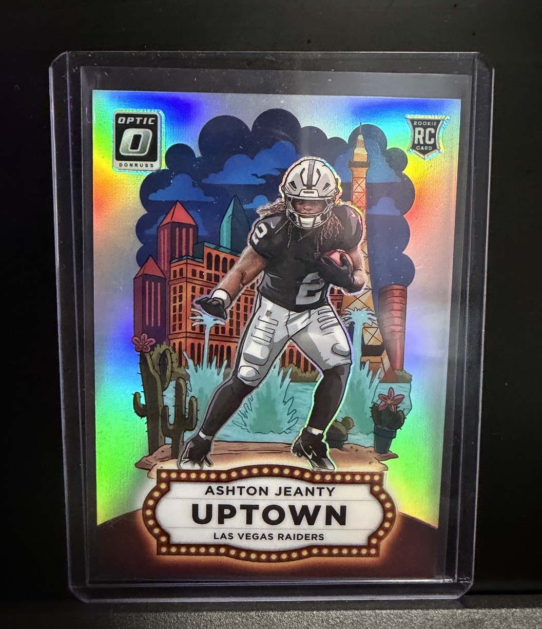 2025 Donruss Optic Ashton Jeanty Uptown RC #2 Raiders Rookie SSP