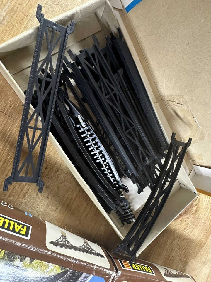 N FALLER GOODBACH # 222581 KIT PUENTE LOTE DE 3 unidades vigas de bonificación. ¡Leer! Foto 3 de 4