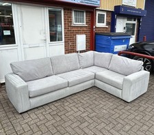Argos Light Grey Corner Sofa  🛋️ DELIVERY AVAILABLE